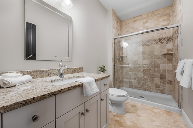 35 Bridgehampton Xing, Farmington, CT 06085 - bathroom featuring vanity and a shower stall