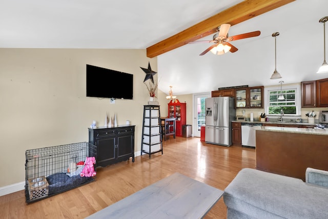 1117 N Grand St, Suffield, CT 06093 - living area featuring ceiling fan and light wood finished floors