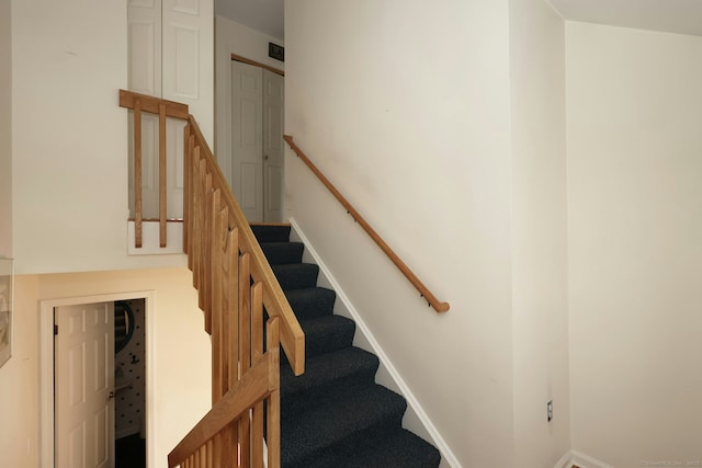 73 Harbour View Pl Unit 73, Stratford, CT 06615 - stairs with baseboards