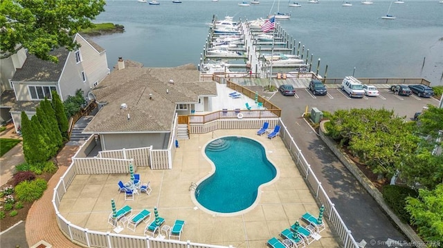73 Harbour View Pl Unit 73, Stratford, CT 06615 - community pool featuring a water view