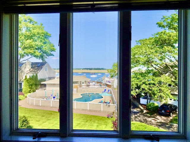 73 Harbour View Pl Unit 73, Stratford, CT 06615 - doorway featuring a water view