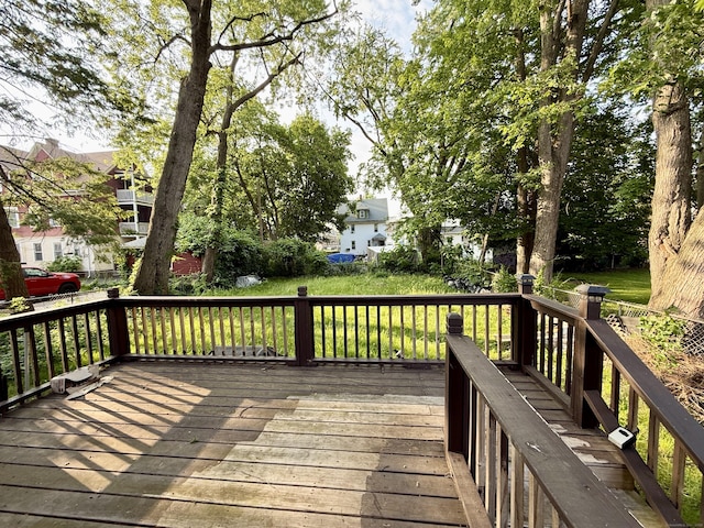 14 Natalie St, Hartford, CT 06106 - view of wooden deck