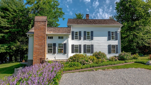 55 Main St, East Haddam, CT 06423 - view of front facade featuring a chimney