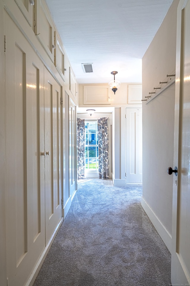 55 Main St, East Haddam, CT 06423 - corridor with carpet flooring and baseboards