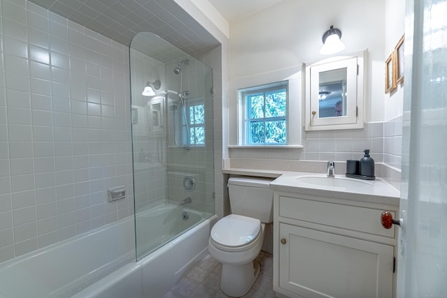55 Main St, East Haddam, CT 06423 - bathroom featuring shower / washtub combination, vanity, and decorative backsplash