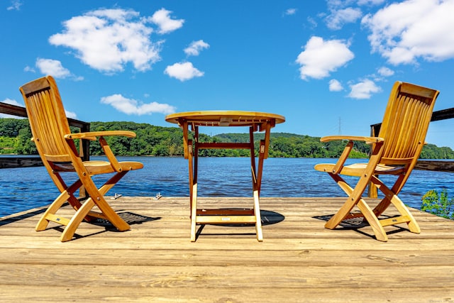 55 Main St, East Haddam, CT 06423 - dock featuring a water view