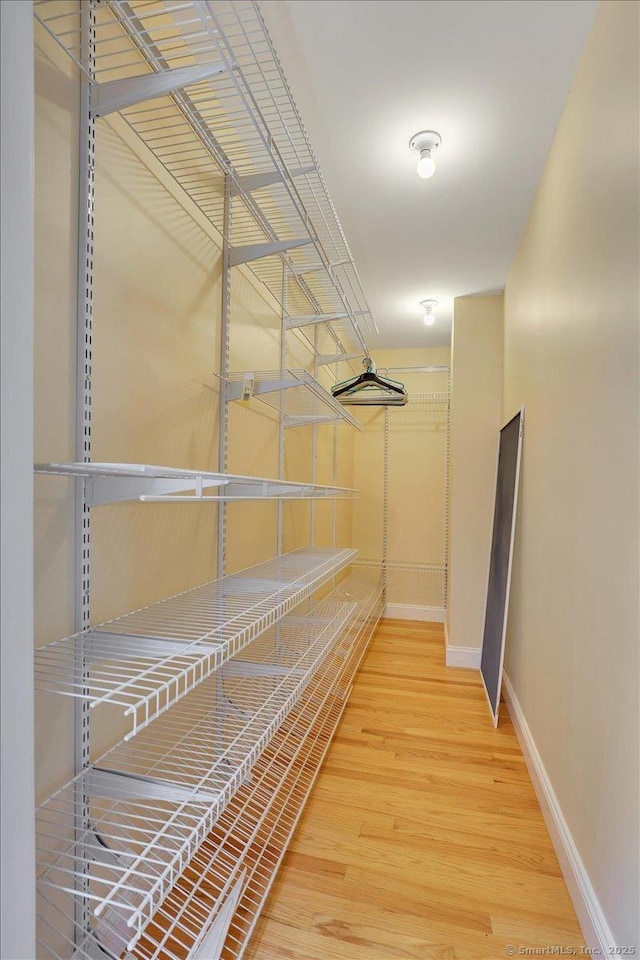 97 Cherry Swamp Rd, East Haddam, CT 06469 - spacious closet featuring wood finished floors