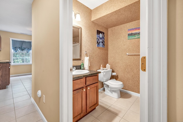 663 W Ave Unit A24, Milford, CT 06461 - bathroom featuring tile patterned flooring and vanity