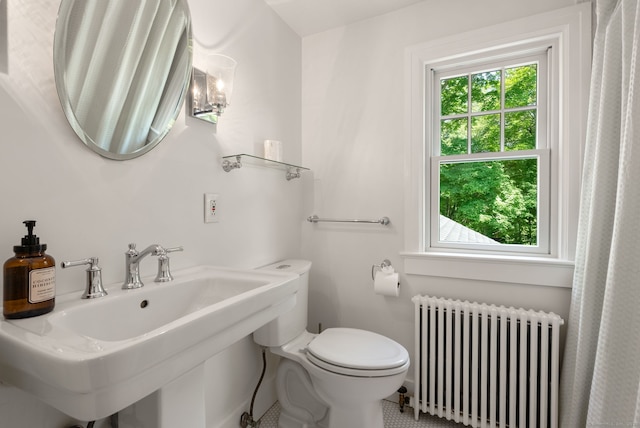 56 Turtleback Rd, Wilton, CT 06897 - bathroom with radiator and a sink