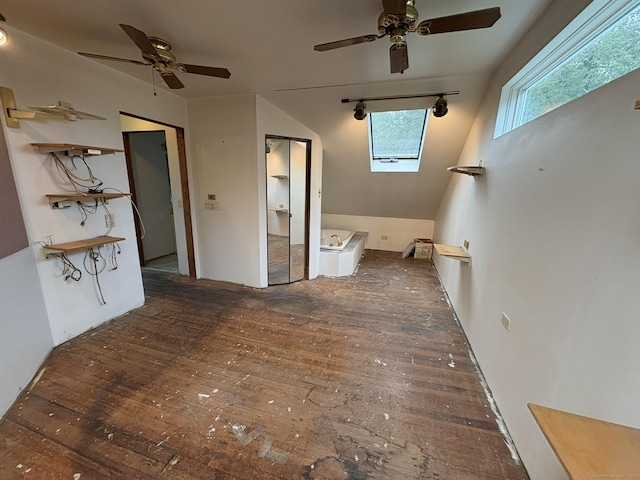 91 Hyde St, New Haven, CT 06512 - unfurnished living room featuring a ceiling fan and wood-type flooring
