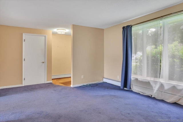 401 Berlin St, Southington, CT 06489 - carpeted spare room featuring a baseboard radiator