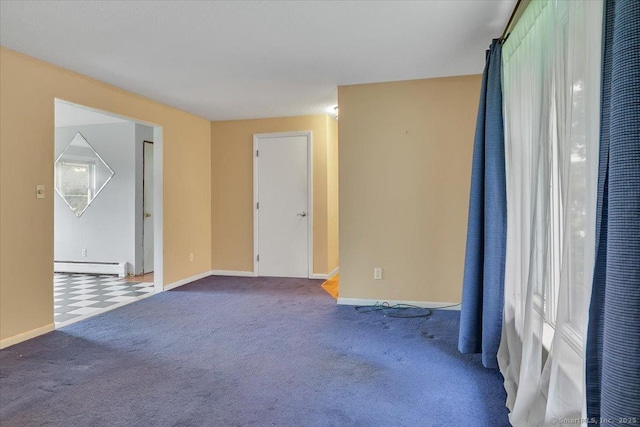 401 Berlin St, Southington, CT 06489 - carpeted empty room with baseboard heating and baseboards