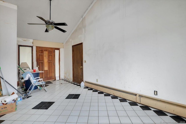 401 Berlin St, Southington, CT 06489 - sunroom featuring lofted ceiling and a baseboard radiator