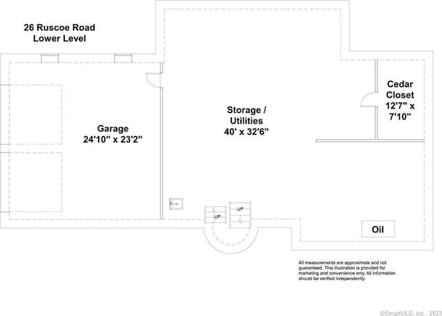 26 Ruscoe Rd, Wilton, CT 06897 - view of floor plan / room layout
