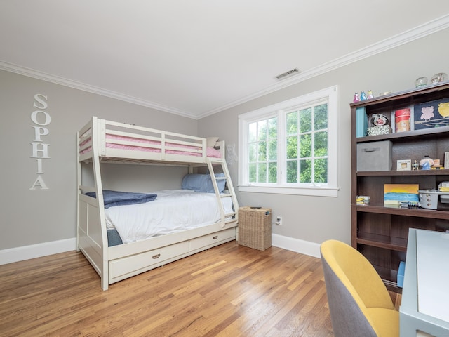 26 Ruscoe Rd, Wilton, CT 06897 - bedroom with ornamental molding and wood finished floors