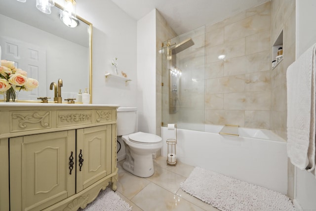 7 Derbyshire Unit 7, Derby, CT 06418 - bathroom with vanity, bathing tub / shower combination, and tile patterned flooring