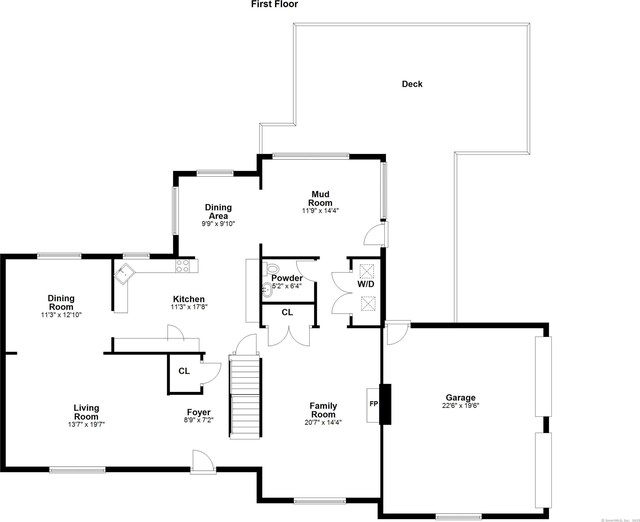 112 Greenbrier Rd, Trumbull, CT 06611 - view of property floor plan