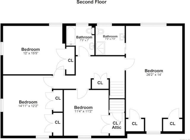 112 Greenbrier Rd, Trumbull, CT 06611 - view of home floor plan