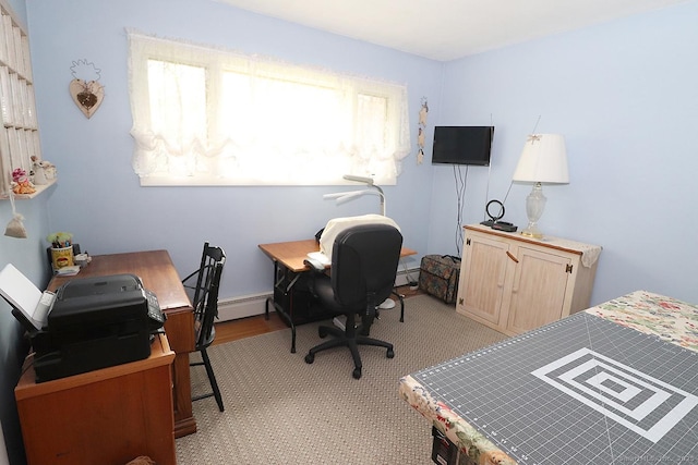 204 W Hill Rd, New Hartford, CT 06057 - office space with a baseboard radiator and a baseboard heating unit