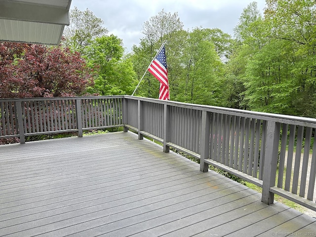 204 W Hill Rd, New Hartford, CT 06057 - view of wooden deck
