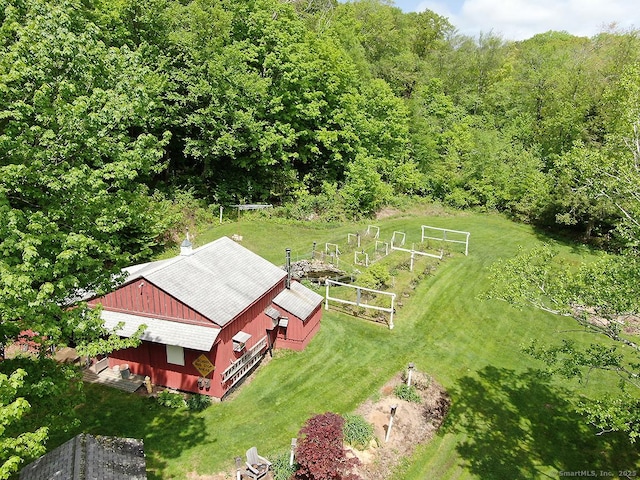 204 W Hill Rd, New Hartford, CT 06057 - view of subject property with a forest
