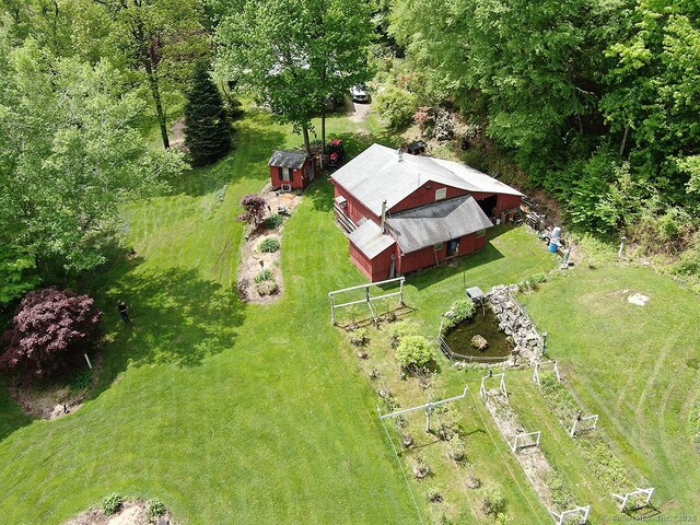 204 W Hill Rd, New Hartford, CT 06057 - aerial view of property and surrounding area