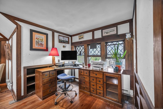 95 Parsons St, Wallingford, CT 06492 - office space featuring wood-type flooring and a textured wall