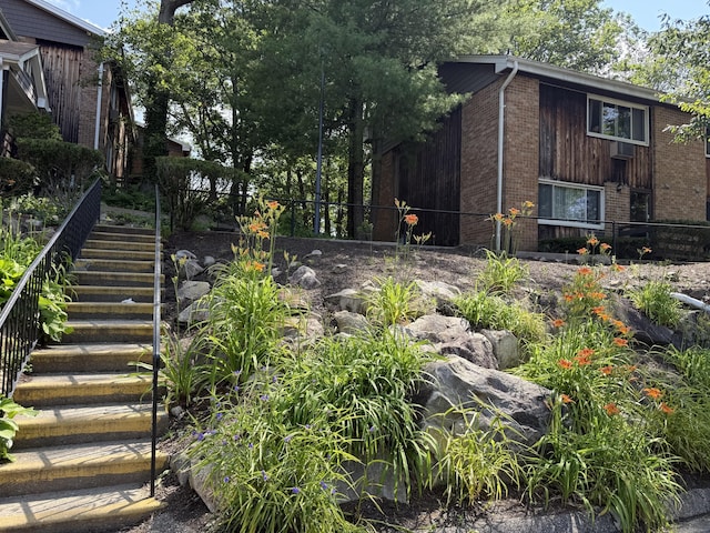 333 Vincellette St Unit 114, Bridgeport, CT 06606 - view of yard featuring stairway