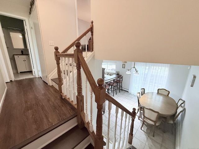 333 Vincellette St Unit 114, Bridgeport, CT 06606 - staircase with baseboards