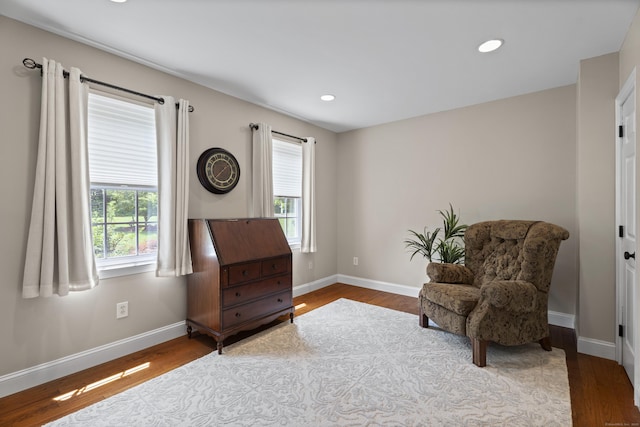 8 Marie Ln, Wallingford, CT 06492 - sitting room featuring plenty of natural light, wood finished floors, and recessed lighting