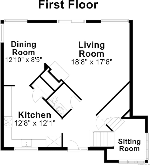 2 Talcott Gln Unit F, Farmington, CT 06032 - view of home floor plan