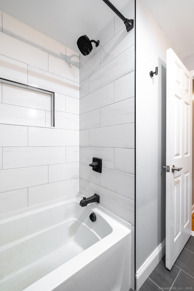 38 Evelyn Rd, Bristol, CT 06010 - bathroom with shower / bath combination and baseboards
