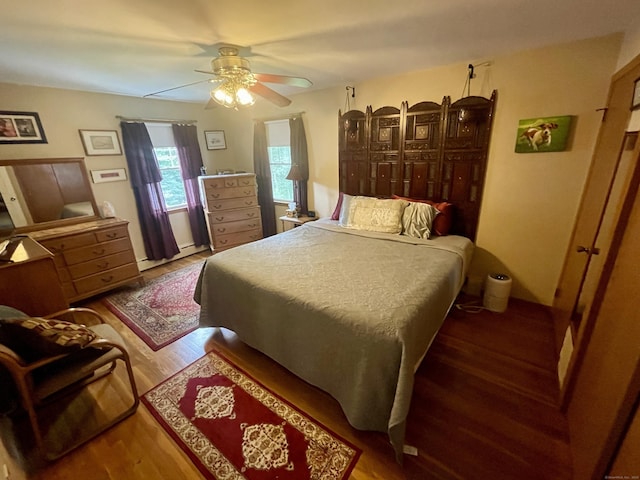 39 Mariner Cir, Trumbull, CT 06611 - bedroom with wood finished floors and a ceiling fan