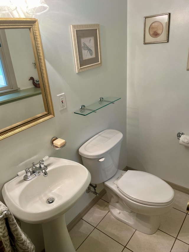 39 Mariner Cir, Trumbull, CT 06611 - bathroom featuring toilet and tile patterned flooring