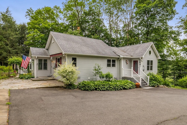 12 Haas Rd, Somers, CT 06071 - view of front of property featuring roof with shingles