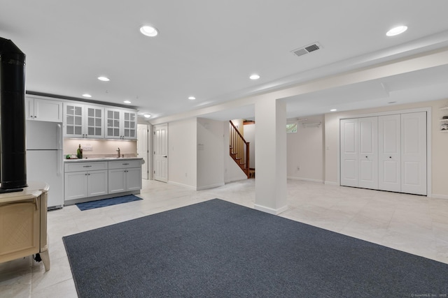 12 Haas Rd, Somers, CT 06071 - common area with stairs and recessed lighting