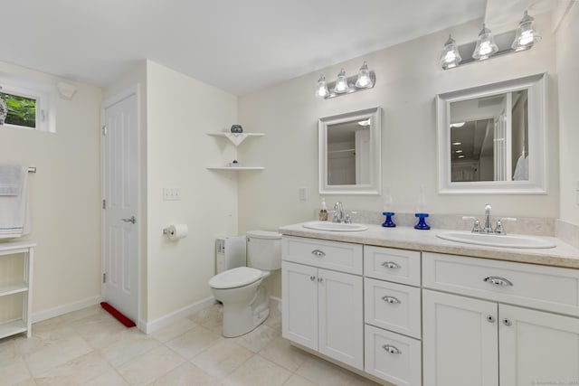 12 Haas Rd, Somers, CT 06071 - bathroom featuring double vanity and tile patterned floors