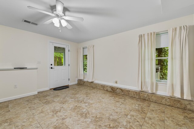 12 Haas Rd, Somers, CT 06071 - unfurnished room with a ceiling fan and baseboards