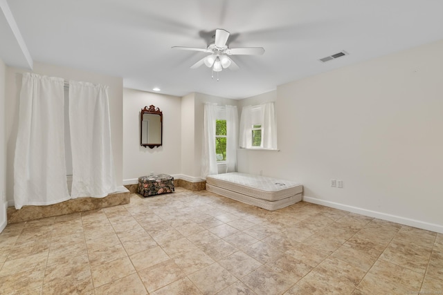 12 Haas Rd, Somers, CT 06071 - bedroom featuring a ceiling fan, tile patterned flooring, and recessed lighting
