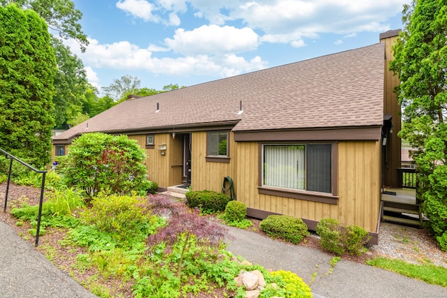 65 Heritage Vlg Unit B, Southbury, CT 06488 - view of front of house with a shingled roof