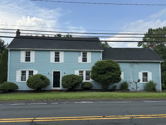 491 Main St, Somers, CT 06071 - colonial house with a chimney