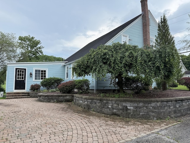 491 Main St, Somers, CT 06071 - view of front facade featuring a chimney