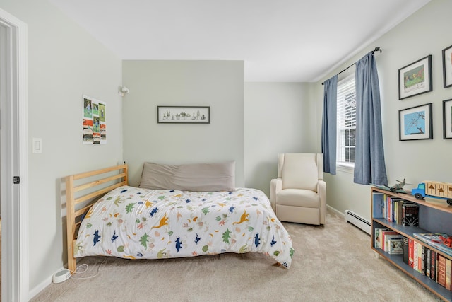 31 Stable Ridge Rd, Monroe, CT 06468 - bedroom featuring carpet floors and a baseboard radiator