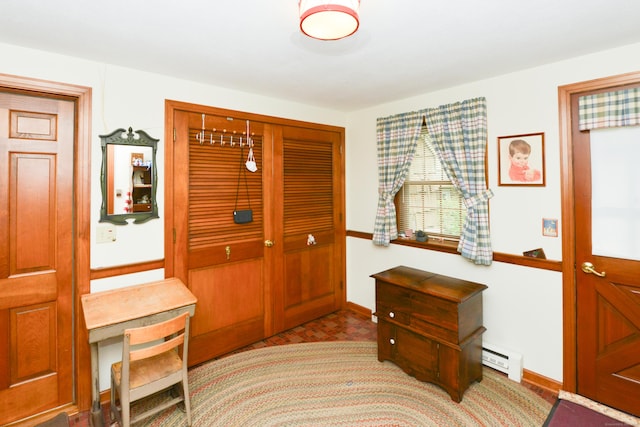 110 Woodfield Rd, Bristol, CT 06010 - foyer entrance featuring baseboard heating and baseboards