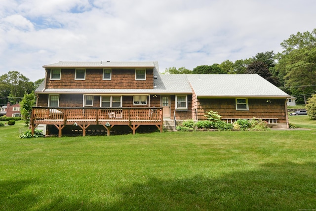 110 Woodfield Rd, Bristol, CT 06010 - back of house featuring a lawn