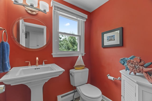 109 Hemlock Dr, Killingworth, CT 06419 - bathroom with a baseboard heating unit and baseboards