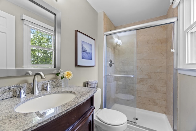 109 Hemlock Dr, Killingworth, CT 06419 - bathroom featuring vanity and a shower stall