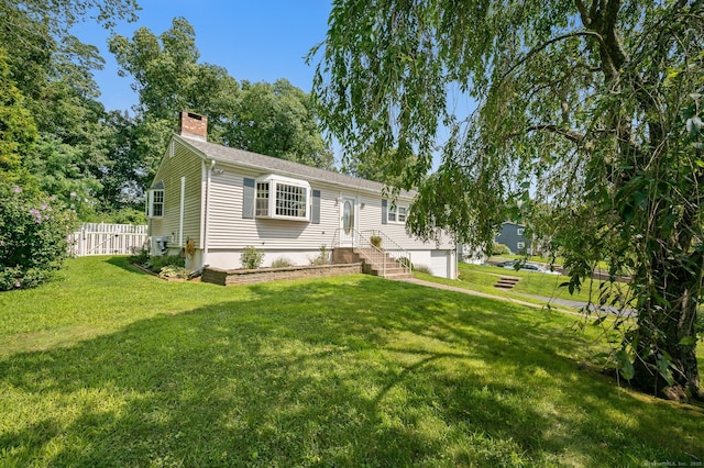 43 Dimmock Rd, Waterford, CT 06385 - single story home with a chimney