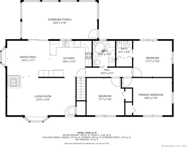 43 Dimmock Rd, Waterford, CT 06385 - view of floor plan / room layout