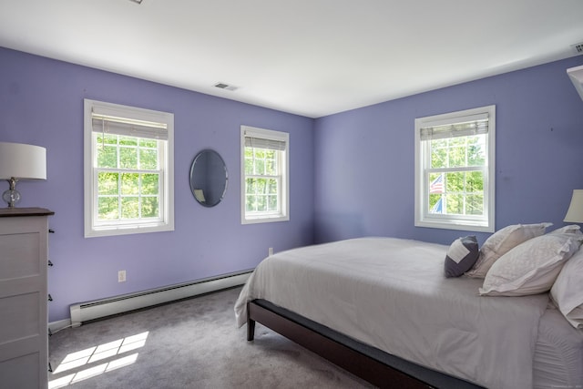 10 Oak Dr, Essex, CT 06409 - bedroom featuring a baseboard radiator and carpet floors